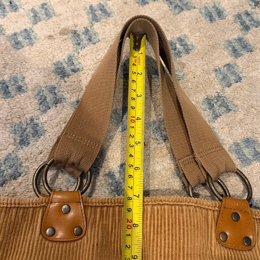 Vintage Gap Tan Corduroy Tote Bag - Picture 5 of 5